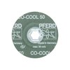 Pferd COMBICLICK® Fiber Disc, 4-1/2" Dia. - Ceramic Oxide CO-COOL, 50 Grit 40727